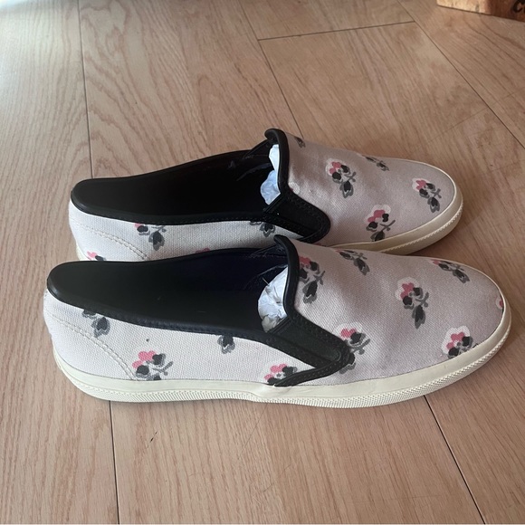 Coach Chrissy Slip On Sneaker Shoe Pink Floral Size 9 - Picture 9 of 9